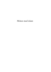 Möten med islam - Svenska Kyrkan