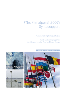 FN:s klimatpanel 2007: Syntesrapport