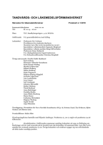 Nämnden för läkemedelsförmåner - protokoll nr 1, 2010