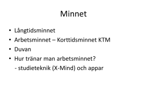 Minnet - Bufblogg