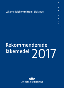 Rekommenderade läkemedel 2017