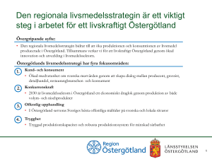 Östergötlands livsmedelsstrategi