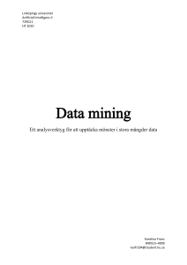 Data mining - IDA.LiU.se