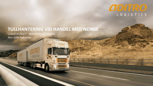 aditro logistics tull - Intelligent Logistik