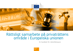 Rättsligt samarbete på privaträttens område i Europeiska unionen