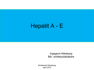 Hepatit A - Region Gävleborg