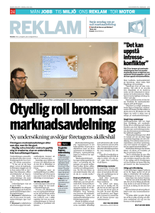 Dagens Industri (2011-05-04) Otydlig roll bromsar