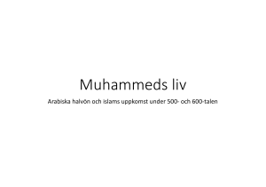 Muhammeds liv - Folkuniversitetet