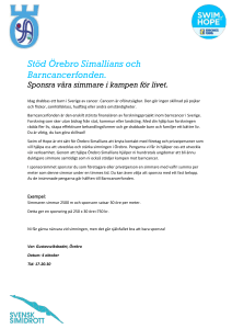 Sponsoranmälan - Örebro Simallians