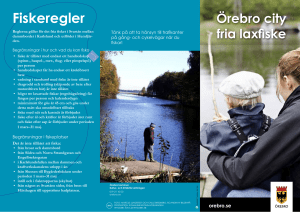 Fiskeregler - Örebro kommun