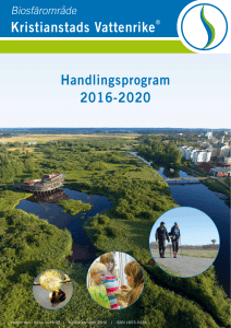 Kristianstads Vattenrike® Handlingsprogram 2016-2020