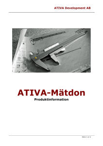 ATIVA-Mätdon - ATIVA Development AB