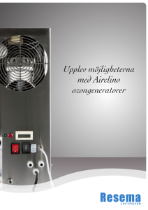 Upplev möjligheterna med Airclino ozongeneratorer
