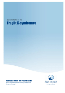 Fragilt X-syndromet