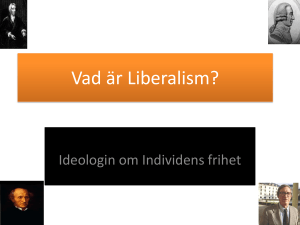 Vad är Liberalism?