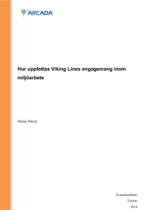 Hur uppfattas Viking Lines engagemang inom miljöarbete