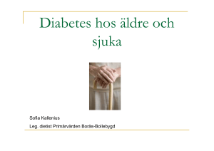Diabetes hos äldre