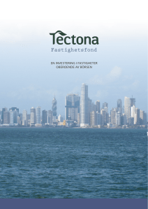 Fastighetsfond - Tectona Capital