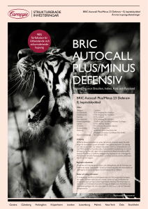 BRIC AUTOCALL PLUS/MINUS DEFENSIV