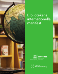 Bibliotekens internationella manifest