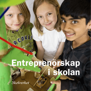 Entreprenörskap i skolan