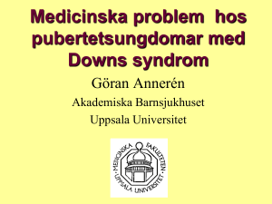 Sköldkörtelfunktionen vid Downs syndrom