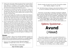 Diseases of the Soul: Hasad - Al