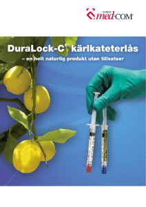 DuraLock-C® kärlkateterlås