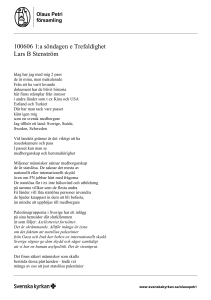 100606 1:a söndagen e Trefaldighet Lars B Stenström e Trefaldighet
