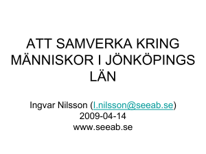terings - Samordningsförbunden Jönköping län