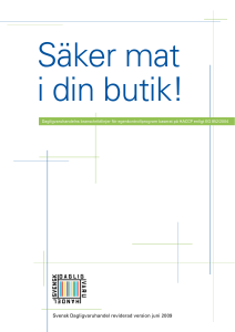 Svensk Dagligvaruhandel reviderad version juni 2009