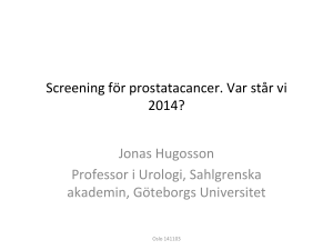 Jonas Hugosson Professor i Urol