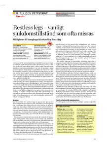 Restless legs - WED