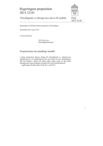 Regeringens proposition 2011/12:81