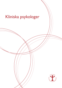 Kliniska psykologer - Sveriges Psykologförbund