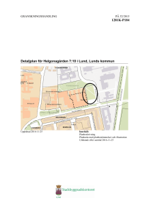 1281K-P184 Detaljplan för Helgonagården 7:10 i