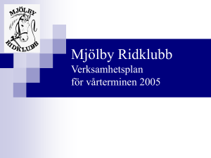 MRK verksamhetsplan 2005