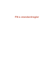 FN:s standardregler