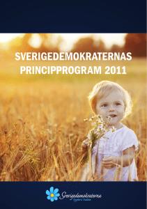 SVERIGEDEMOKRATERNAS PRINCIPPROGRAM 2011