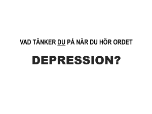 depression?