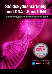 Stöldskyddsmärkning med DNA