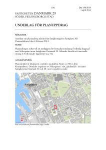 Planuppdrag - Helsingborgs stad