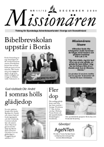 Bibelbrevskolan uppstår i Borås
