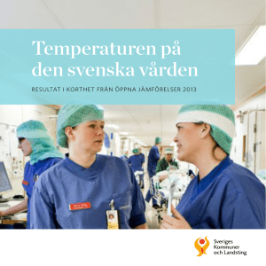 Temperaturen på den svenska vården