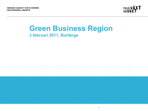 Green Business Region 3 februari 2011, Borlänge