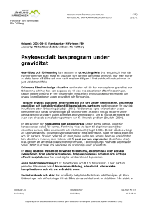 Psykosocialt basprogram under graviditet