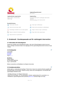 2. Avtalsmall - Kundanpassade set för radiologisk intervention