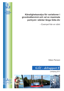 GÄU - delrapport 8 - Statens geotekniska institut