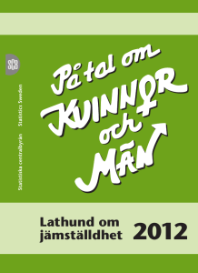 På tal om kvinnor och män - Lathund om jämställdhet 2012