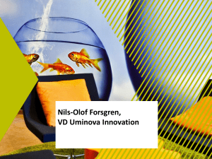 Nils-Olof Forsgren, VD Uminova Innovation